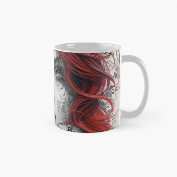 Item preview,  "Lady in Crimson: A Palette of Passion" designed and sold by VinciArt24.