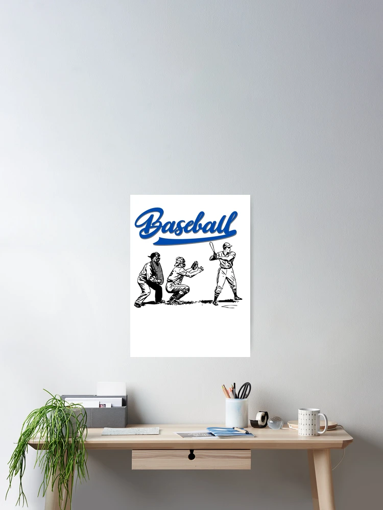 Thumbnail 2 of 3, Poster, Baseball Sport designed and sold by Funky Fibers.