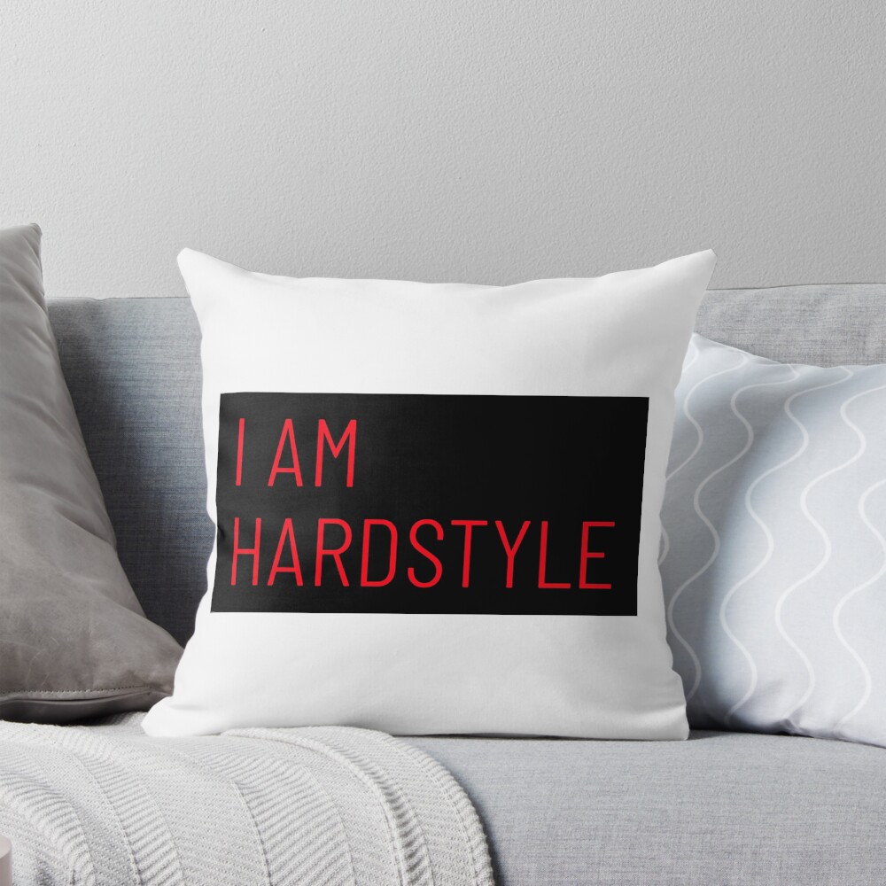 Item preview, Throw Pillow designed and sold by Hardstyle-Tees.
