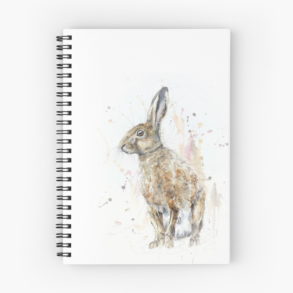 Vista previa del artículo con la obra «Cuaderno de espiral», diseñado y vendido por VicGanleyArt.