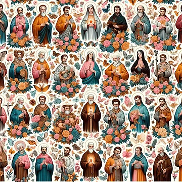 Artwork thumbnail, Jesus saints by tipitoes