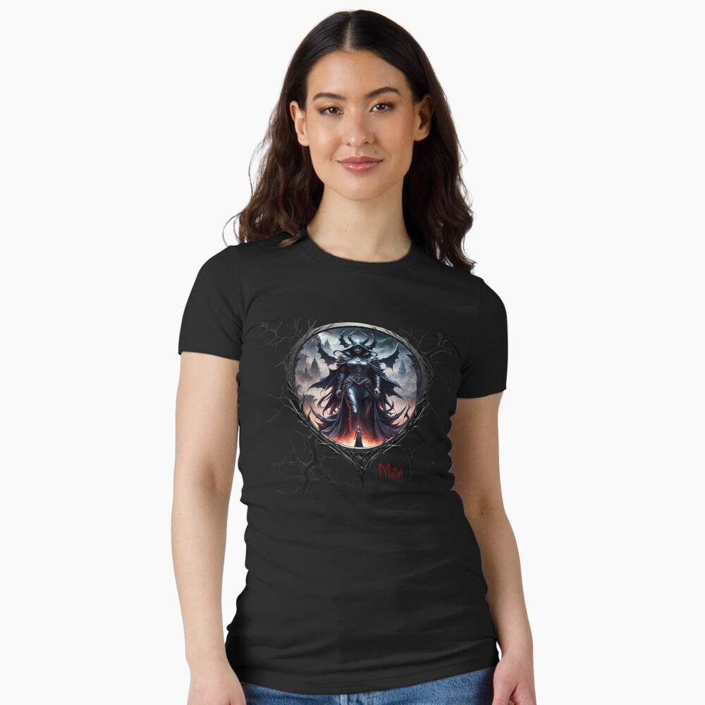 Aperçu de l'œuvre T-shirt moulant créée et vendue par FatCatStudios.