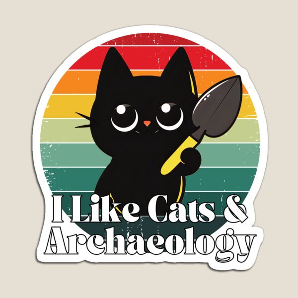 Aperçu de l'œuvre Amoureux des chats - Archéologie drôle créée et vendue par SpaceArt1.