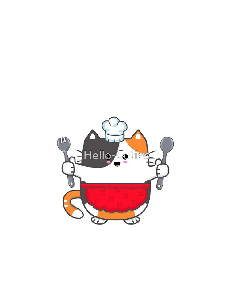 Thumbnail 4 of 4, iPhone Case, Cat Cooking designed and sold by Hello-Cuties.