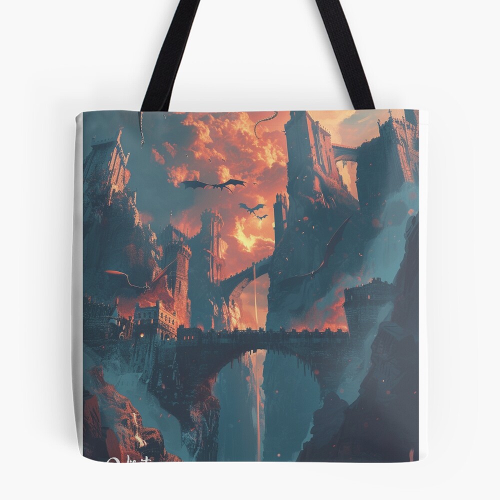 Aperçu de l'œuvre Tote bag doublé créée et vendue par RenDesignsStuff.