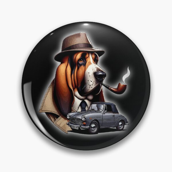 Item preview, Vintage Detective Hound designed and sold by RetroPop23.