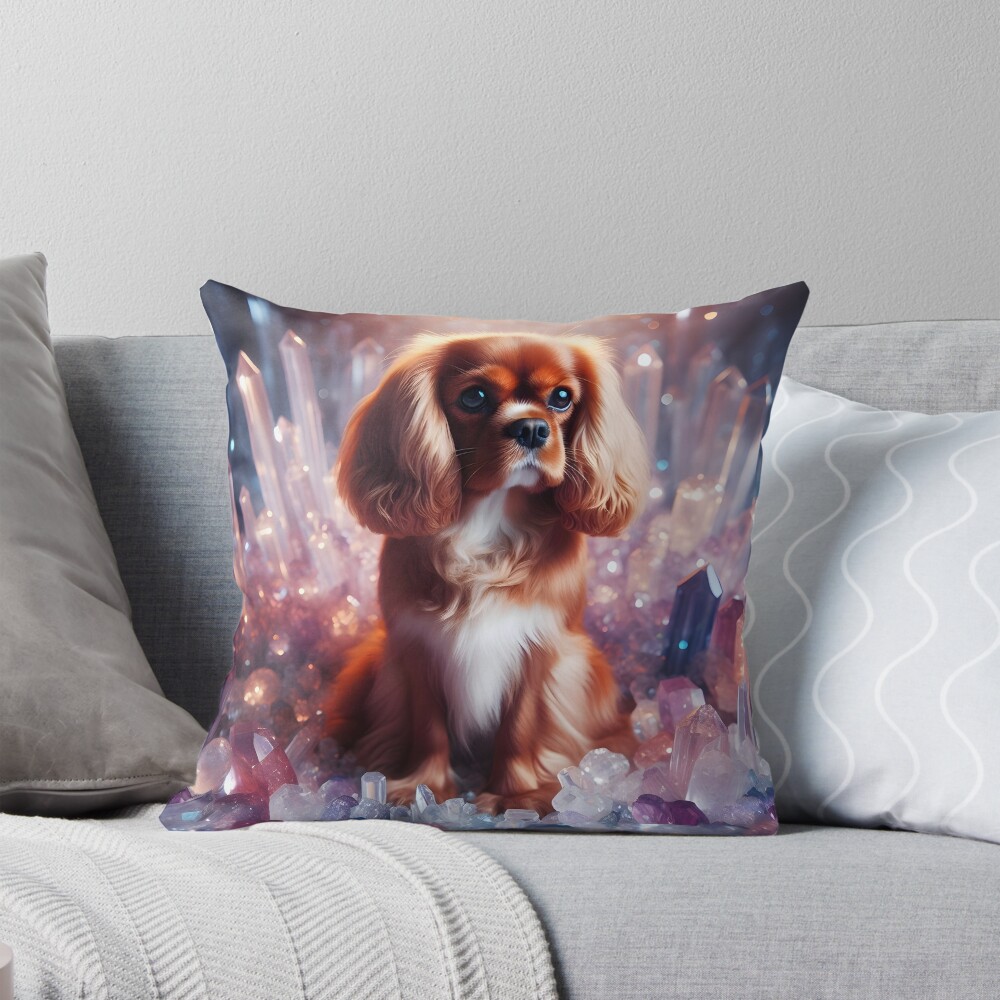 Item preview, Throw Pillow designed and sold by AI-Only Creations.