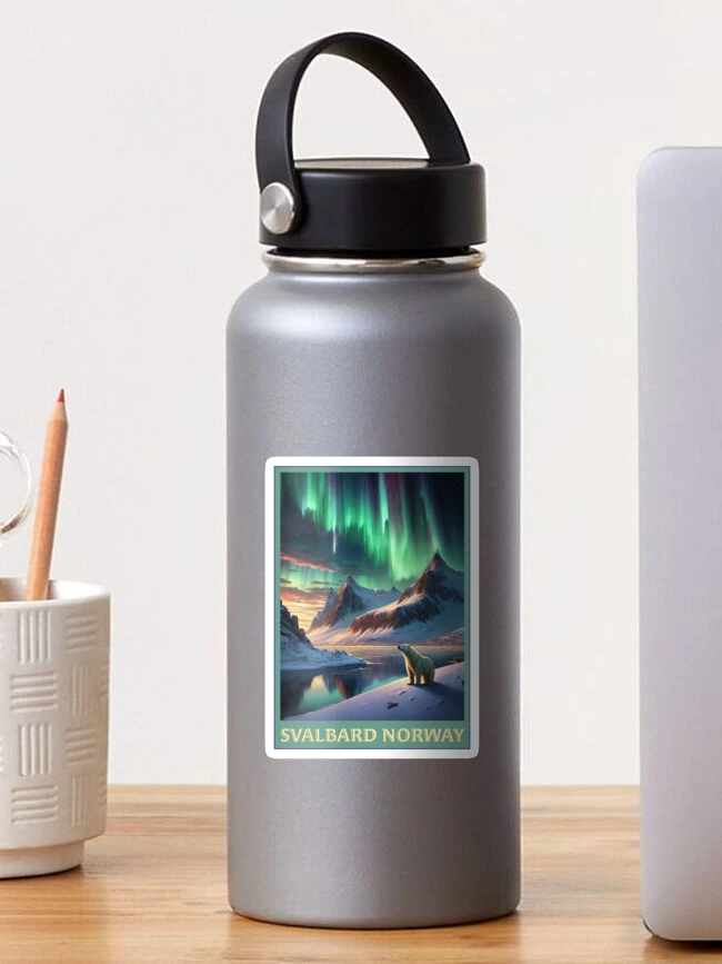 Thumbnail 1 of 3, Sticker, Svalbard Norway designed and sold by NPStudio.