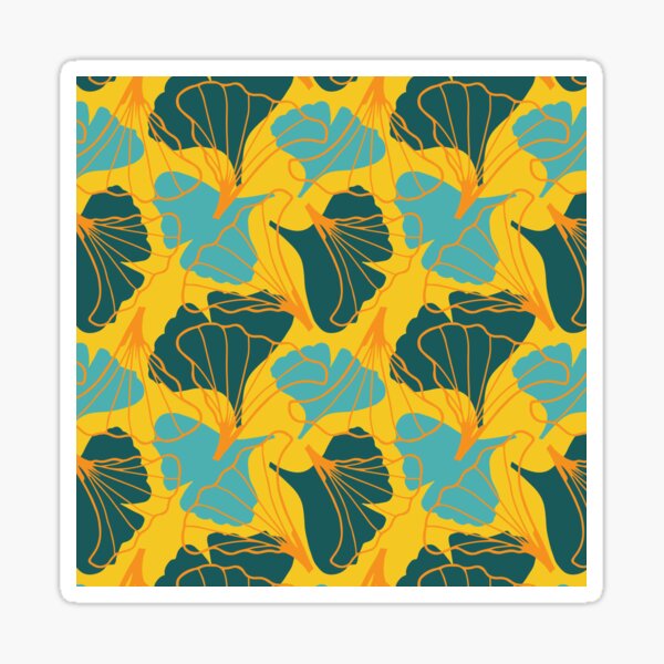 Aperçu de l'œuvre GT007 Symphonie Gingko créée et vendue par HueyDesign.