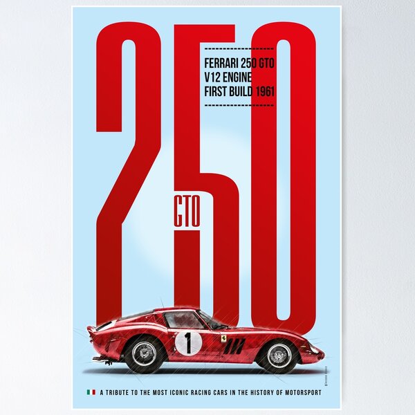 Item preview, Homenaje al Ferrari 250 GTO designed and sold by Theodor Decker.
