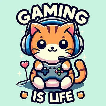 Artwork thumbnail, Gaming is life by Vkinsify