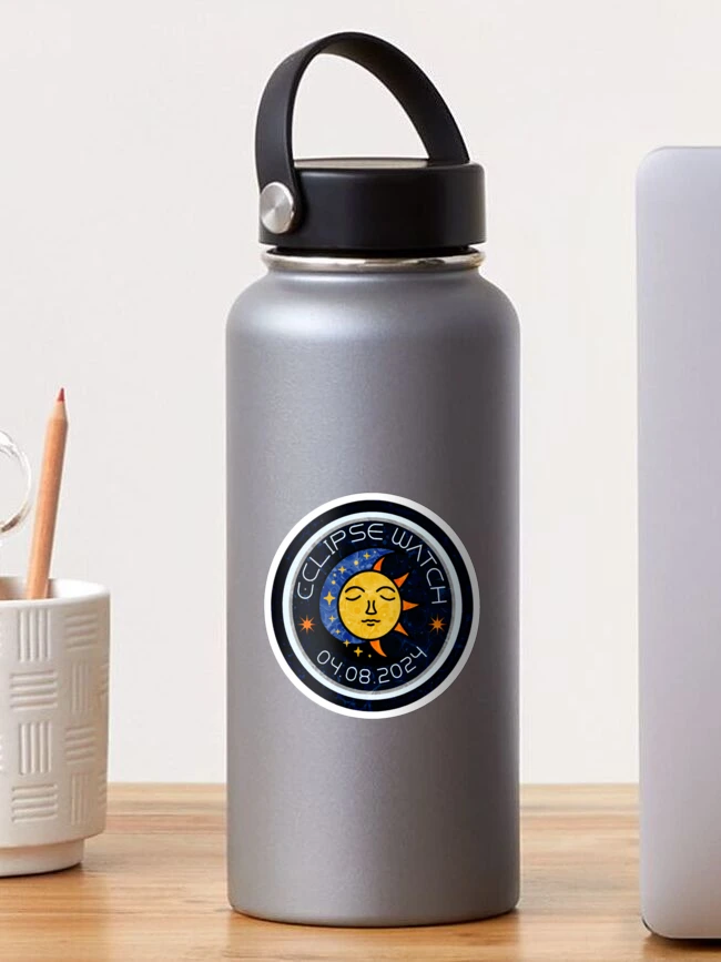 Thumbnail 1 of 3, Sticker, Eclipse Watch 2024 designed and sold by Honeyhall.