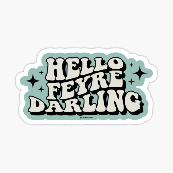 Item preview, Hola Feyre Darling / Mint Green Acotar Merch Feyre Darling Amante de la lectura Regalos para adictos a Kindle Bat Boys High Lord Night Court Libros de fantasía designed and sold by Latinoladas.