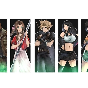 Artwork thumbnail, Final Fantasy VII by Shodeku