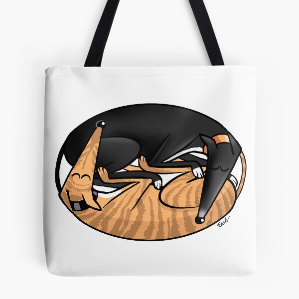 Aperçu de l'œuvre Yin Yang Hounds: Un design exclusif Redbubble créée et vendue par RichSkipworth.