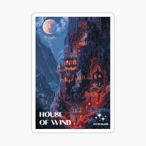 Aperçu de l'œuvre Maison du Vent - ACOTAR créée et vendue par RenDesignsStuff.