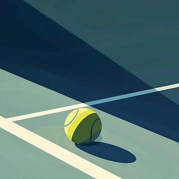 Artwork thumbnail, Tennis Ball by Ib1029