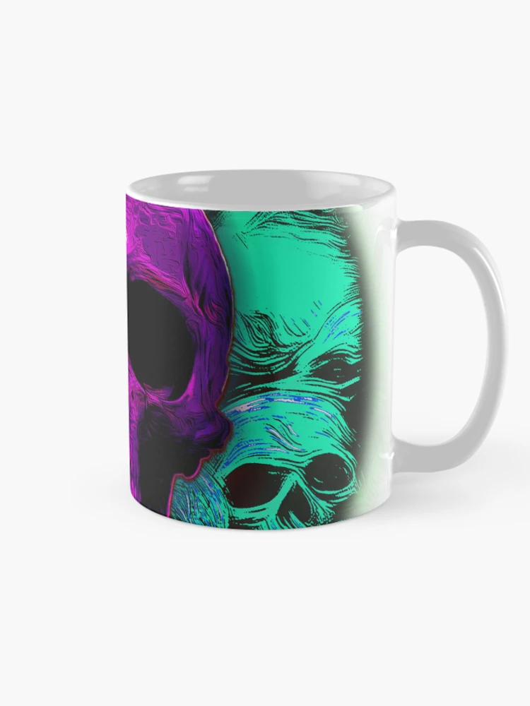 Thumbnail 3 of 6, Coffee Mug, Seven Layer Skullrito designed and sold by ArThrobDesigns.