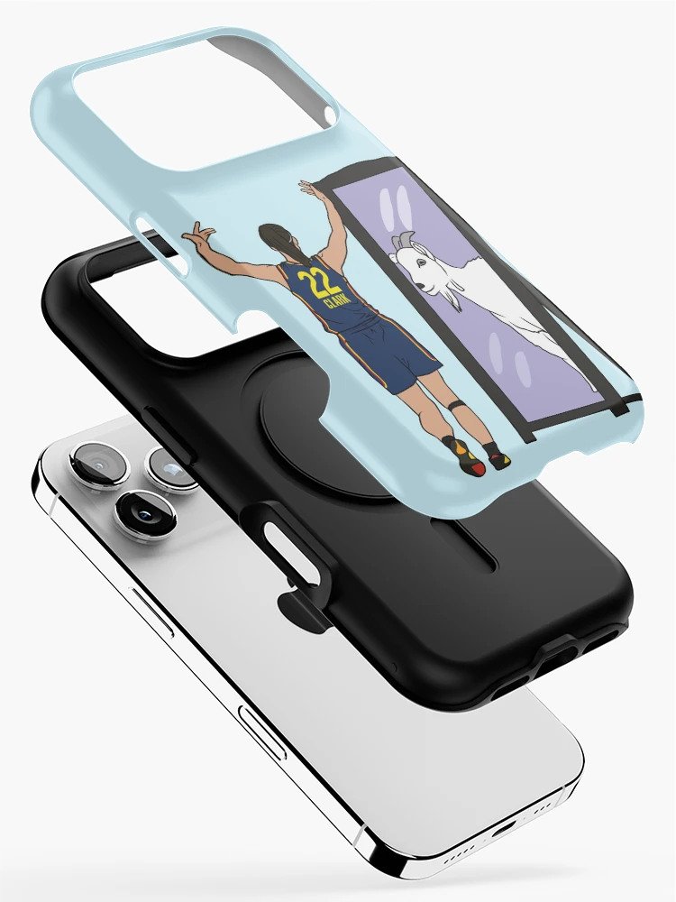 Thumbnail 2 of 4, iPhone Case, Caitlin Clark Mirror GOAT (Indiana) designed and sold by RatTrapTees.