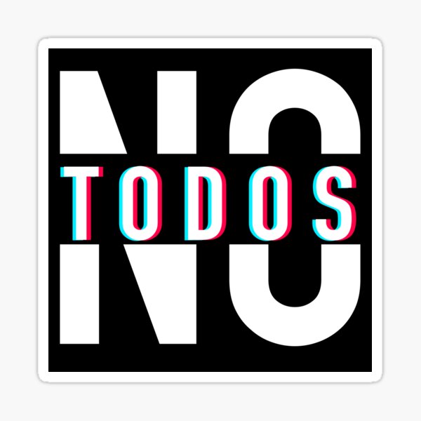 Item preview, Logo No Todos designed and sold by Naneyart.