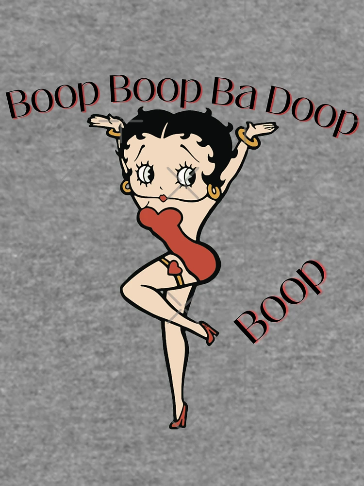Aperçu 6 sur 6. Sweatshirt léger avec l'œuvre Betty Boop Boop Ba Doop créée et vendue par Artsy-Appeal.