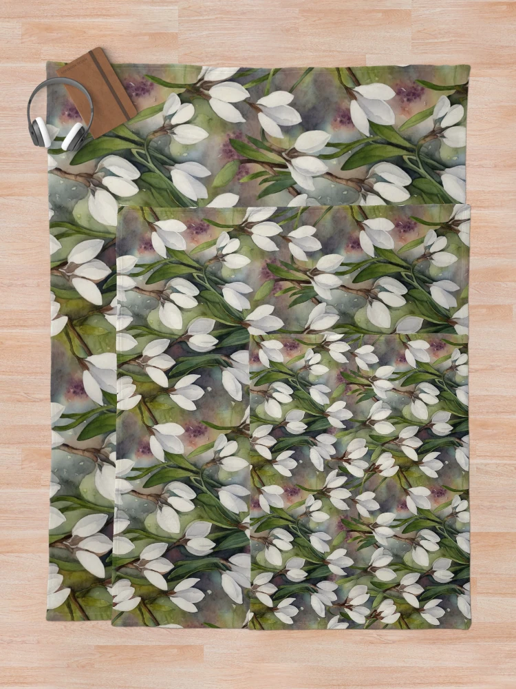 Thumbnail 5 of 6, Throw Blanket, Snowdrops designed and sold by The Art of Paper Craft.