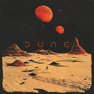 Artwork thumbnail, Arrakis at Night by Leevie