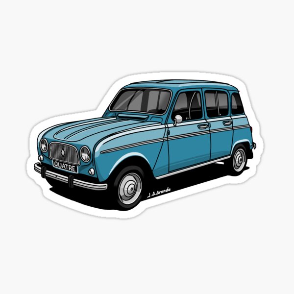 Aperçu de l'œuvre Le véhicule utilitaire français classique, aussi pratique que chic et génial créée et vendue par designjaag.