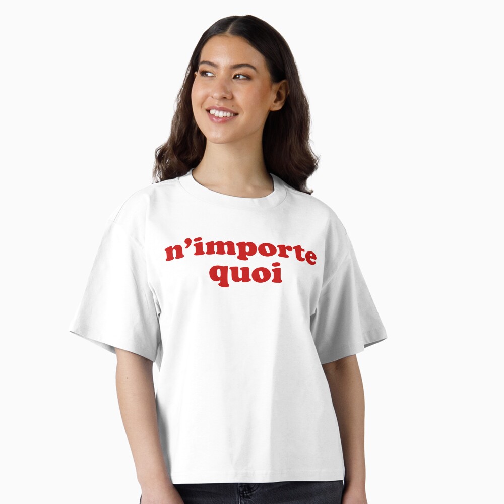 Aperçu de l'œuvre T-shirt boxy créée et vendue par Francophile.