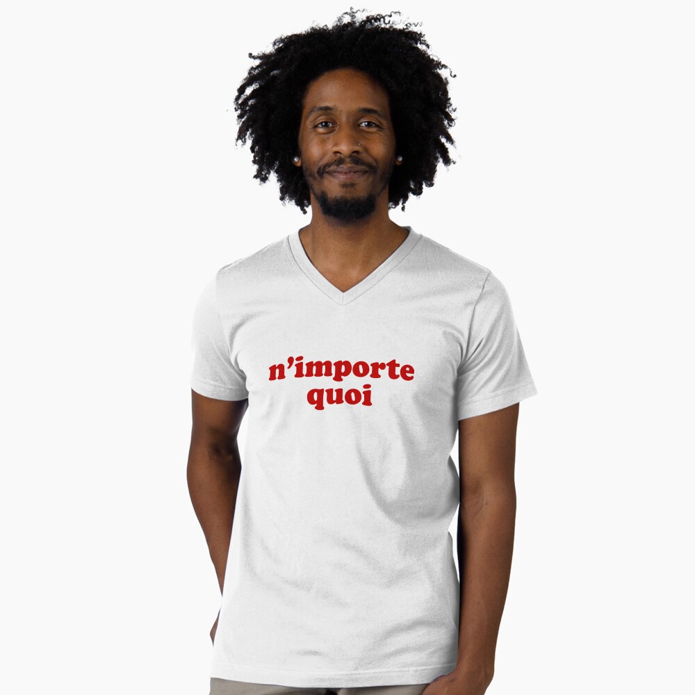 Aperçu de l'œuvre T-shirt col V créée et vendue par Francophile.