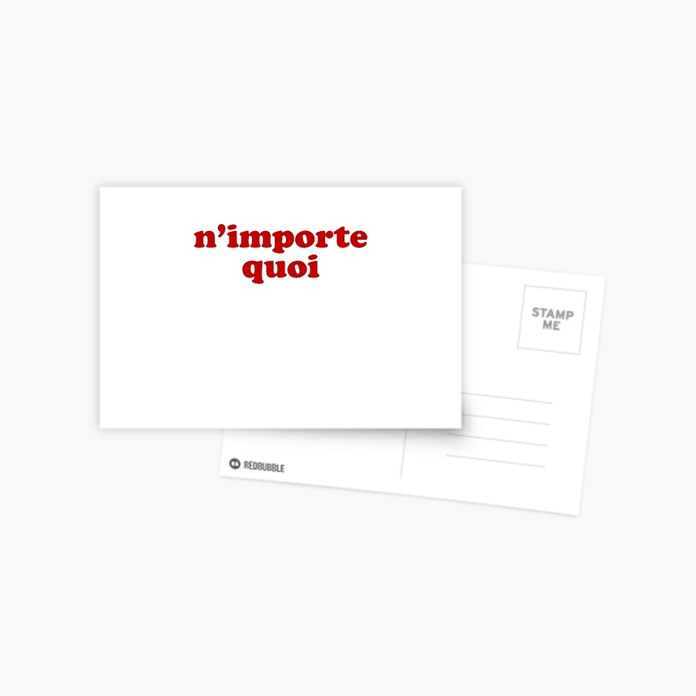 Aperçu de l'œuvre Carte postale créée et vendue par Francophile.