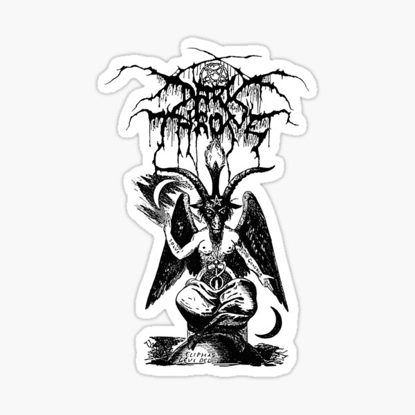 Aperçu de l'œuvre Trône sombre (métal noir) créée et vendue par Black Metal Flame.