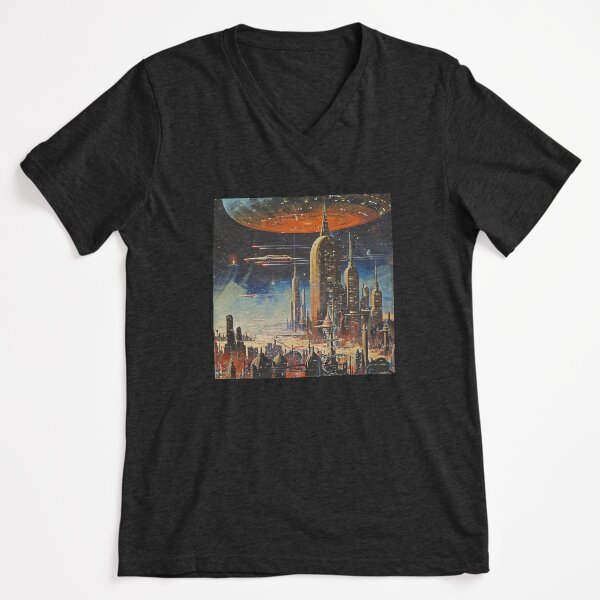 T-shirt col V