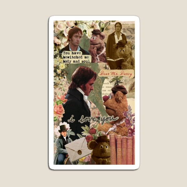 Aperçu de l'œuvre M. Darcy + Fozzie Bear // Orgueil et préjugés et Muppets créée et vendue par Evan Bode.