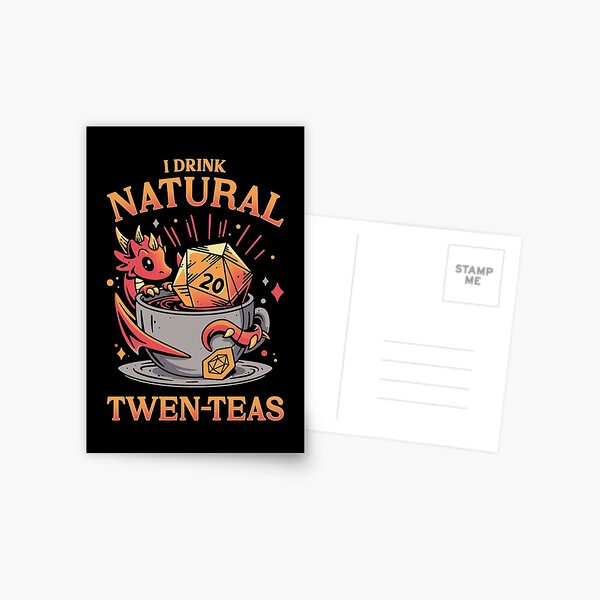 Item preview, D20 Tea Time - Bebida de jugador de rol designed and sold by Snouleaf.
