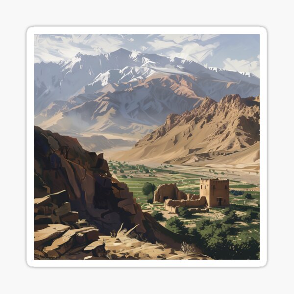 Aperçu de l'œuvre Afghanistan | Minimalisme rouge créée et vendue par ComicsFactory.