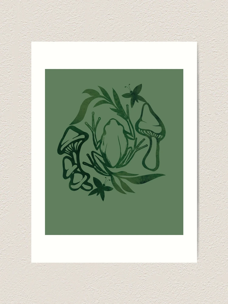 Thumbnail 1 of 3, Art Print, Frogcore designed and sold by FrictionMaxxing.