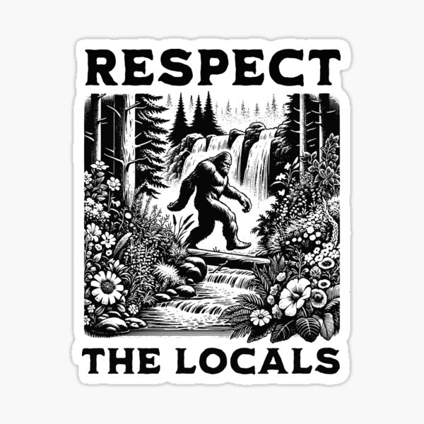 Aperçu de l'œuvre Respectez les habitants créée et vendue par EarthBoundGoods.