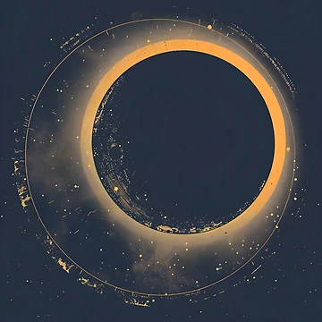 Artwork thumbnail, Minimalist Solar Eclipse by dcrc