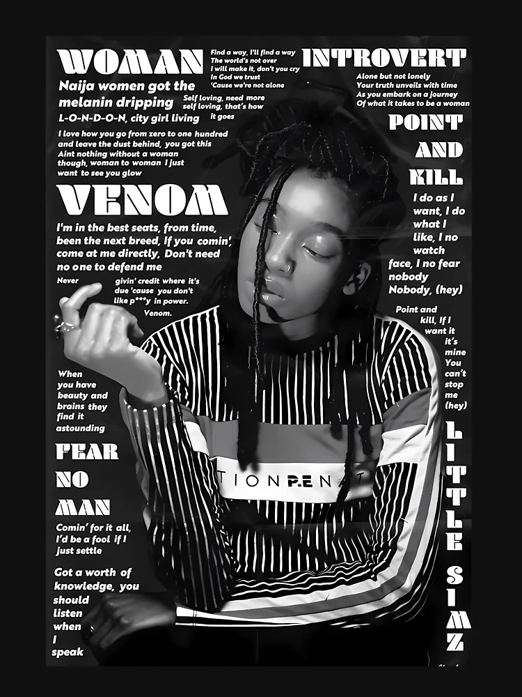 Thumbnail 7 von 7, Essential T-Shirt, Little Simz Poster designt und verkauft von Elmerentura.