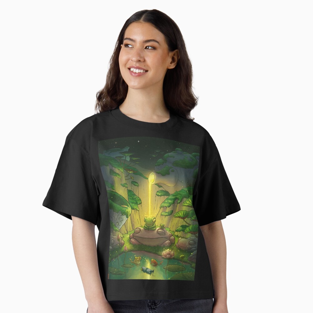 Vista previa del artículo con la obra «Camiseta holgada boxy», diseñado y vendido por DingHuArt.