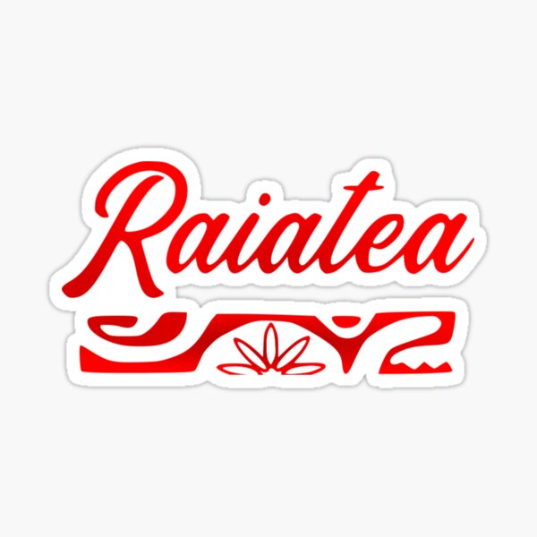 Aperçu de l'œuvre RAIATEA (rouge) créée et vendue par Nesian-Tahiti.