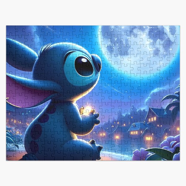 Artikelvorschau, Stitch schaut auf den Mond entworfen und verkauft von cloud lee.