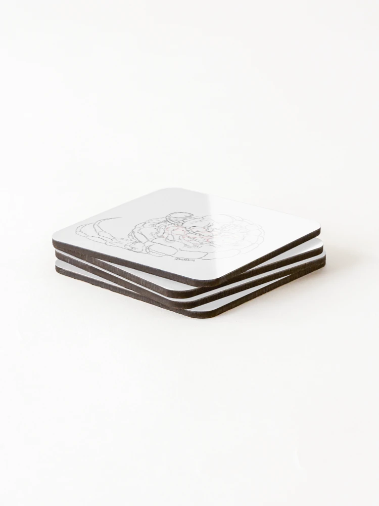 Thumbnail 4 of 5, Coasters (Set of 4), mama centipede 2 designed and sold by bogdoq.