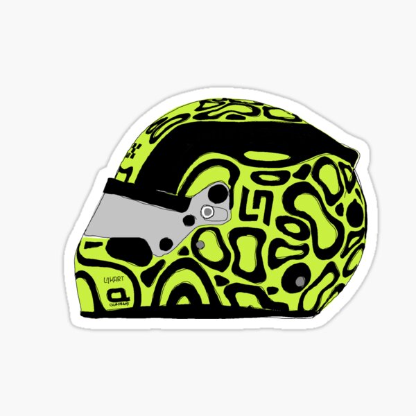 Artikelvorschau, Lando Norris Helm entworfen und verkauft von Paddock Princess.