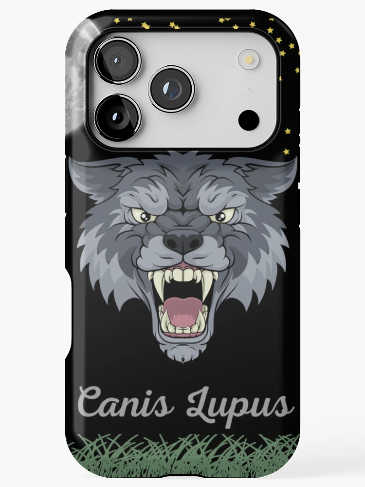 Thumbnail 1 of 4, iPhone Case, KTB Animal Field Guide (Wolves) designed and sold by KelltheBio.