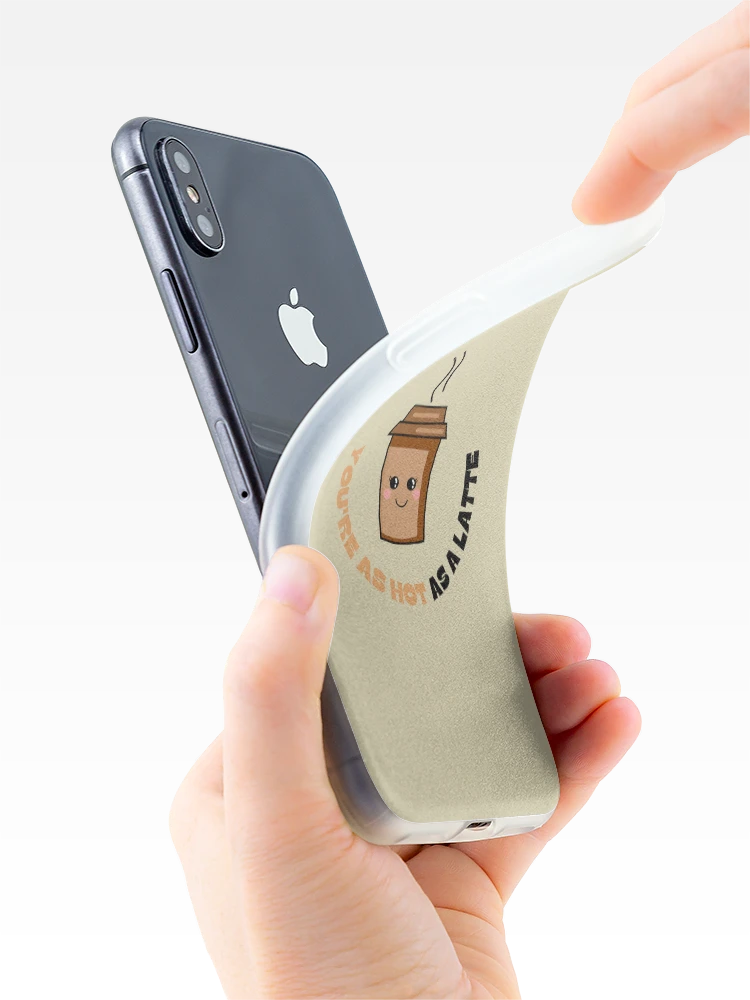 Aperçu 4 sur 5. Coque iPhone avec l'œuvre Latté chaud créée et vendue par pchochro.