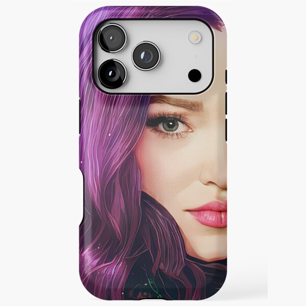 Aperçu de l'œuvre Mal Purple Pink Princess - Descendants 3 créée et vendue par Arte Enchanted.