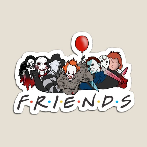 Item preview, Amigos de la película de terror designed and sold by ari-b.