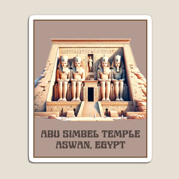 Aperçu de l'œuvre Temple d'Abou Simbel à Assouan, Egypte créée et vendue par NPStudio.